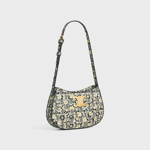 MEDIUM TILLY BAG IN TRIOMPHE CANVAS WITH FLOWER PRINT - Image 4